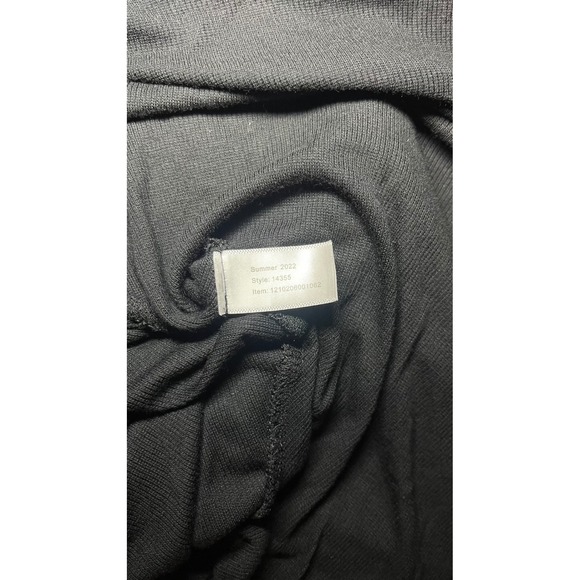 Marine Layer Black Ribbed Lexi Fit And Flare Tank Midi Dress Size Small NWOT - Picture 8 of 9